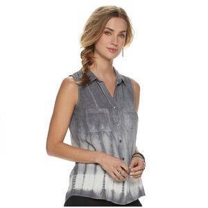Rock & Republic Tie Dye Sleeveless Top NWOT